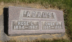 Rose Lila <I>Wolfe</I> Adams 