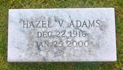 Hazel V Adams 
