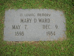 Mary Della <I>Dalton</I> Ward 