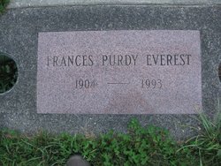 Frances R <I>Purdy</I> Everest 