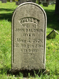 Juliana A. “Julia” <I>Bissell</I> Baldwin 