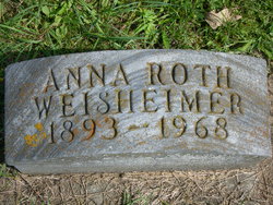 Anna M <I>Roth</I> Weisheimer 