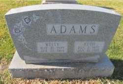 Ruth E <I>Roadman</I> Adams 