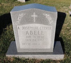 Agnes Josephine <I>Culver</I> Abell 