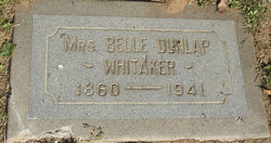 Mrs Belle <I>Dunlap</I> Whitaker 