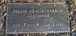 Helen Gracie <I>Warren</I> Genthner 