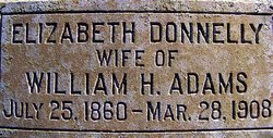 Elizabeth <I>Donnelly</I> Adams 
