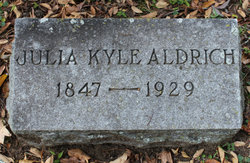 Julia <I>Kyle</I> Aldrich 
