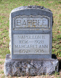 Margaret Ann “Maggie” <I>Hall</I> Barbee 