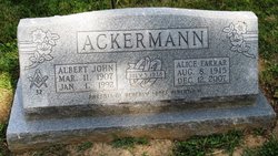 Albert John Ackermann 