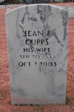 Jean Frances <I>Rodgers</I> Cupps 