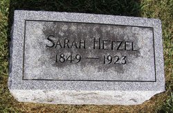 Sarah <I>Pfitzenmaier</I> Hetzel 