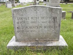 Alice <I>Robertson</I> Bedinger 