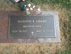 Marion Elizabeth <I>Cronin</I> Adams 
