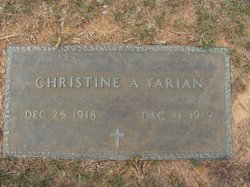 Christine Aphra <I>Arnold</I> Yarian 