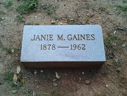 Janie W. <I>Mattox</I> Gaines 