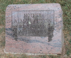Alma <I>Williams</I> Watson 