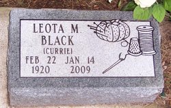Leota M. <I>Currie</I> Black 