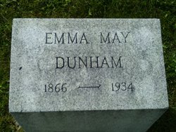 Emma May <I>Huffield</I> Dunham 