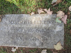 Bessie Bell <I>Frith</I> Hutchins 