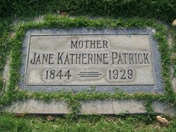 Jane Katherine <I>Riddle</I> Patrick 