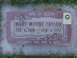 Mary <I>Moore</I> Taylor 