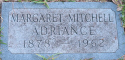Margaret <I>Mitchell</I> Adriance 