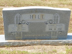 Lonie <I>Allen</I> Hill 