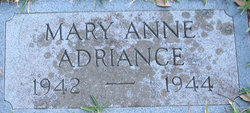 Mary Ann Adriance 