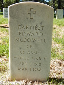 CPL Earnest Edward McDowell 