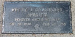 Betty Jean <I>Chenevert</I> Averitt 