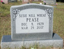 Susie Nell <I>Wheat</I> Pease 