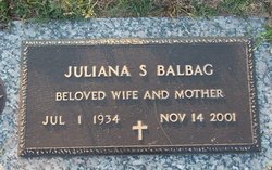 Juliana S <I>Vellalos</I> Balbag 