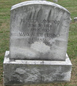 Mary Alice <I>Lenwood</I> Frisino 