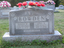 Leva Ann <I>Tompkins</I> Bowden 