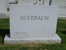 Dr Milton Edward Auerbach 