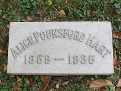 Alice <I>Pounsford</I> Hart 