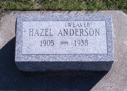Hazel Mae <I>Weaver</I> Anderson 
