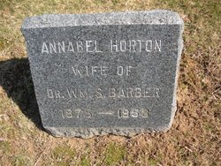 Annabel <I>Horton</I> Barber 
