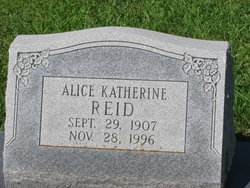 Alice Katherine Reid 