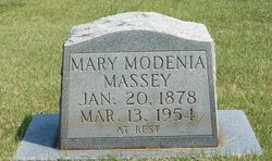 Mary Modenia “Mollie” Massey 