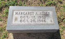 Margaret Ann “Aunt Maggie” <I>Jones</I> Allen 
