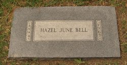 Hazel June <I>Robbins</I> Bell 