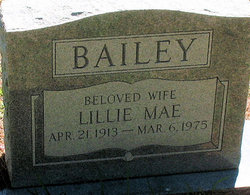 Lillie Mae <I>Herod</I> Bailey 