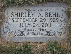 Shirley Ann <I>Hulett</I> Behl 