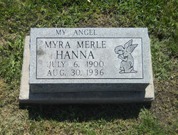 Myra Merle <I>Mattocks</I> Hanna 