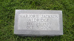 Marjorie <I>Jackson</I> Aldridge 