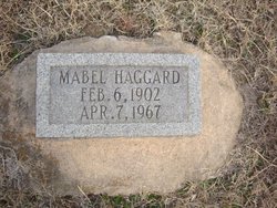 Mabel <I>Hanks</I> Haggard 