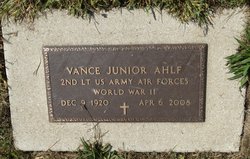 Vance Junior Ahlf 