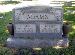 Clara <I>Bryant</I> Adams 